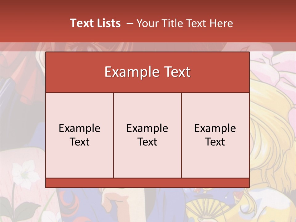 A Couple Of Anime Characters Standing Next To Each Other PowerPoint Template