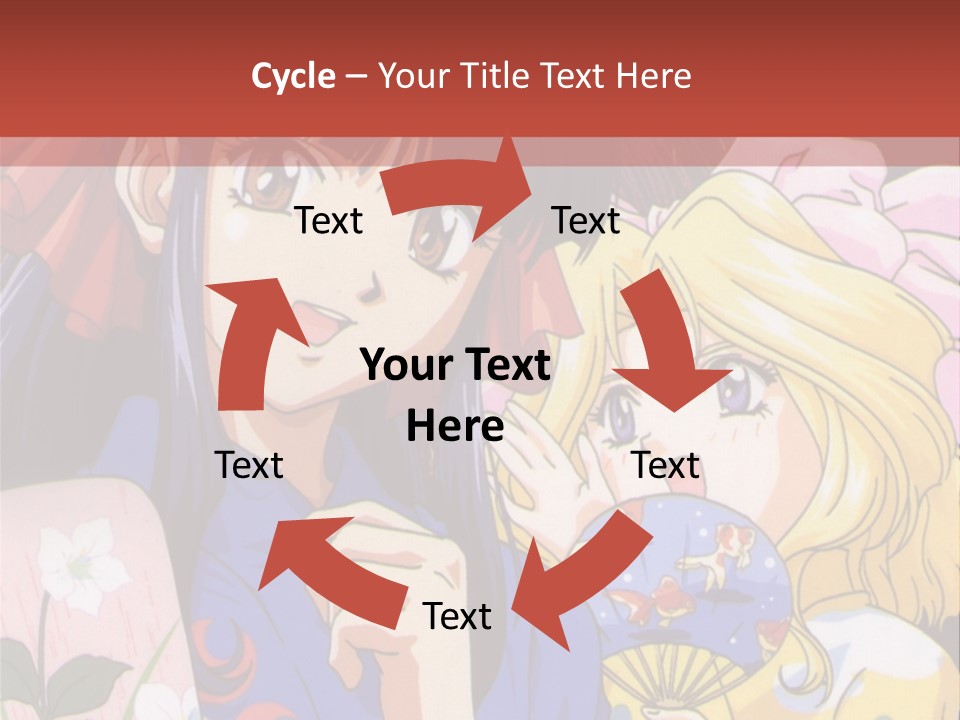 A Couple Of Anime Characters Standing Next To Each Other PowerPoint Template