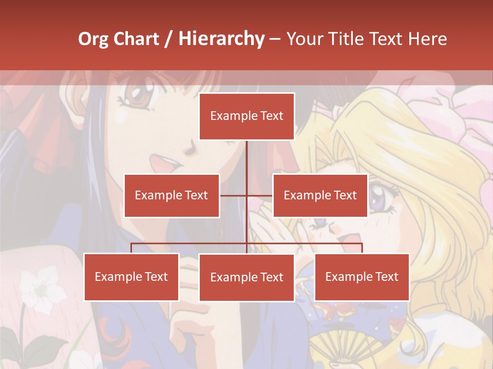 A Couple Of Anime Characters Standing Next To Each Other PowerPoint Template
