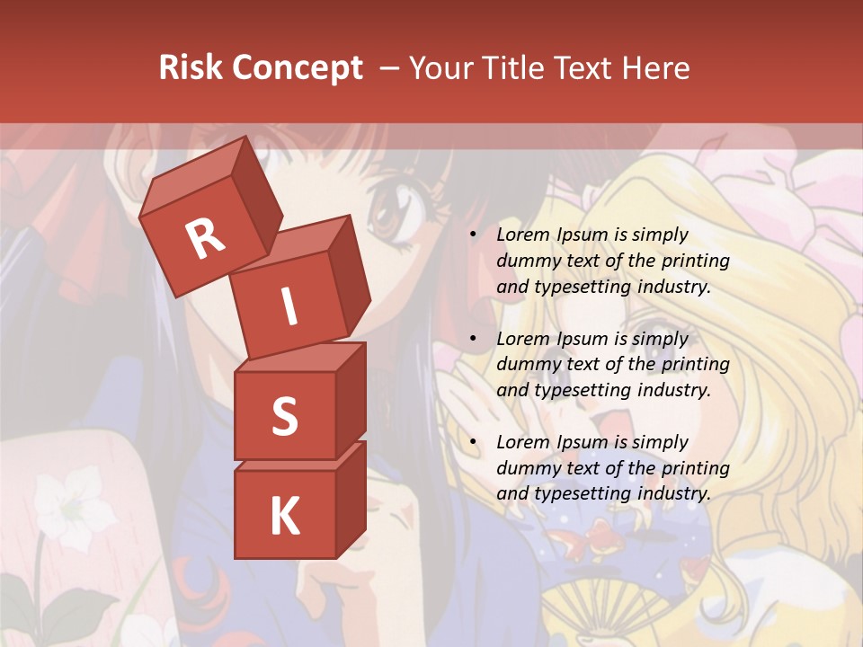 A Couple Of Anime Characters Standing Next To Each Other PowerPoint Template