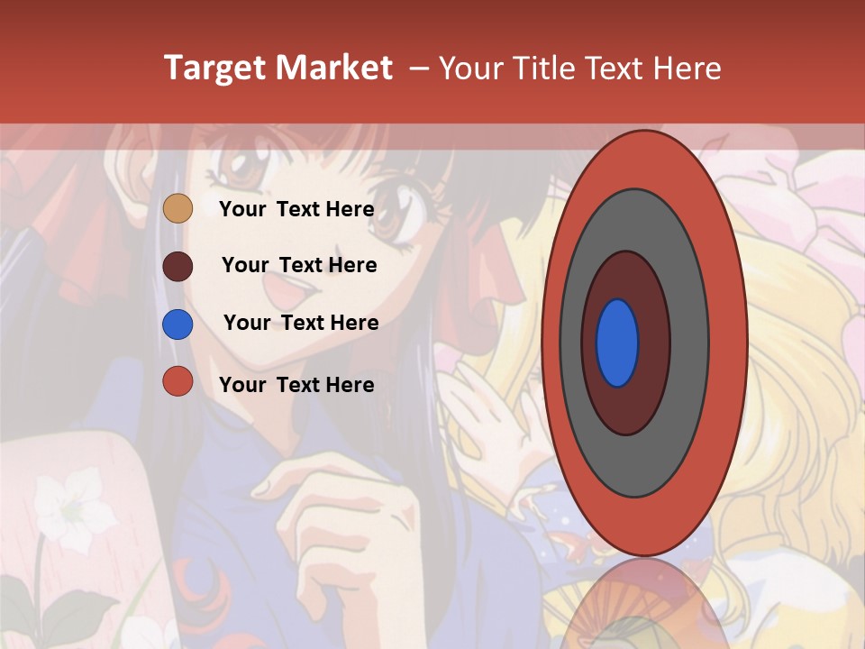 A Couple Of Anime Characters Standing Next To Each Other PowerPoint Template