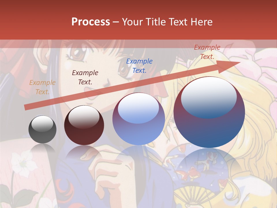 A Couple Of Anime Characters Standing Next To Each Other PowerPoint Template