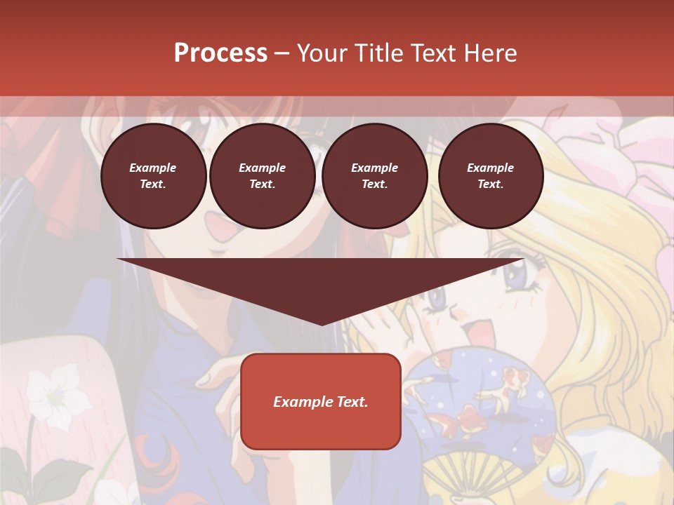 A Couple Of Anime Characters Standing Next To Each Other PowerPoint Template
