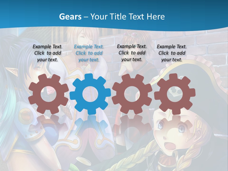 A Group Of People Standing Next To Each Other PowerPoint Template