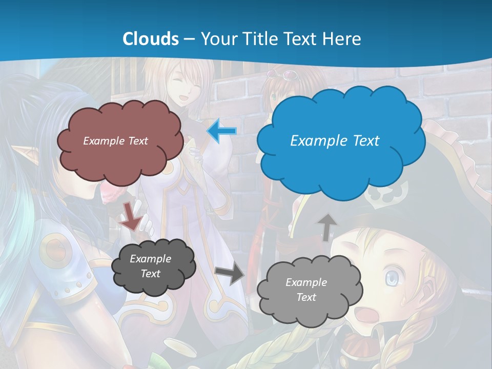 A Group Of People Standing Next To Each Other PowerPoint Template