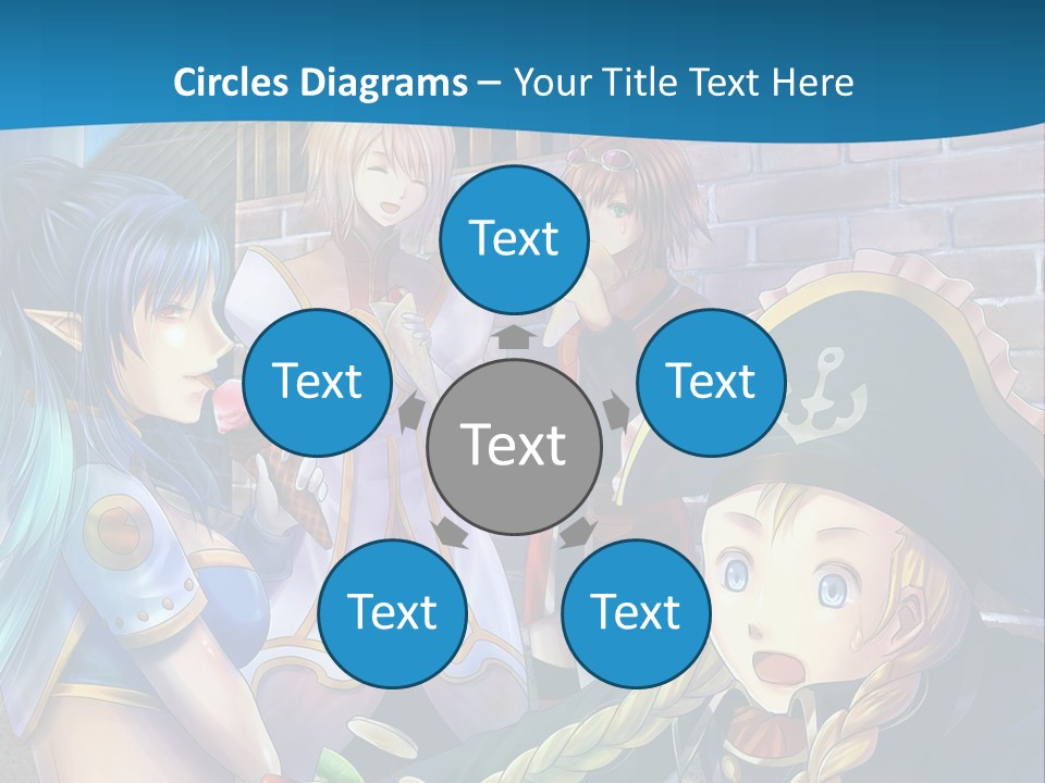 A Group Of People Standing Next To Each Other PowerPoint Template