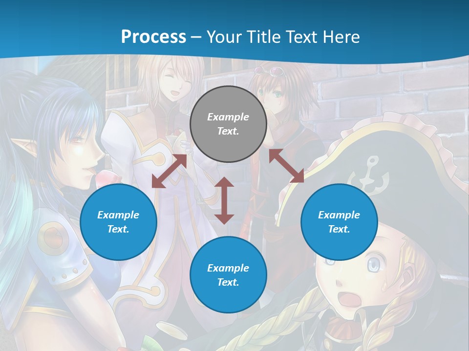 A Group Of People Standing Next To Each Other PowerPoint Template