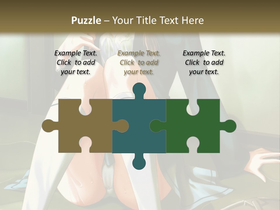 A Girl Sitting On The Floor With Her Legs Crossed PowerPoint Template