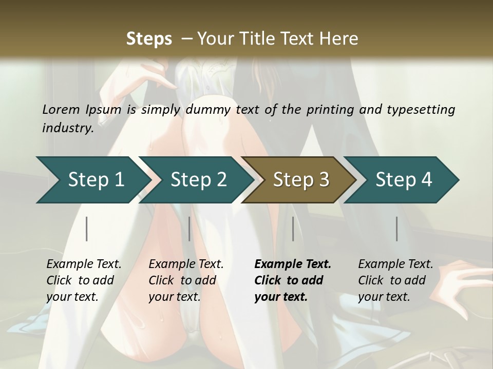 A Girl Sitting On The Floor With Her Legs Crossed PowerPoint Template