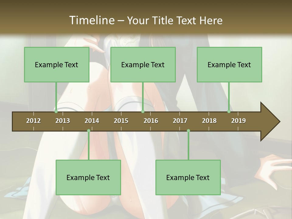 A Girl Sitting On The Floor With Her Legs Crossed PowerPoint Template