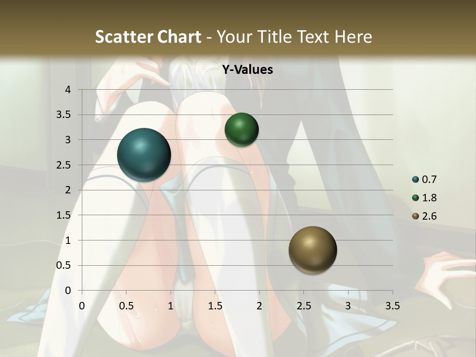 A Girl Sitting On The Floor With Her Legs Crossed PowerPoint Template