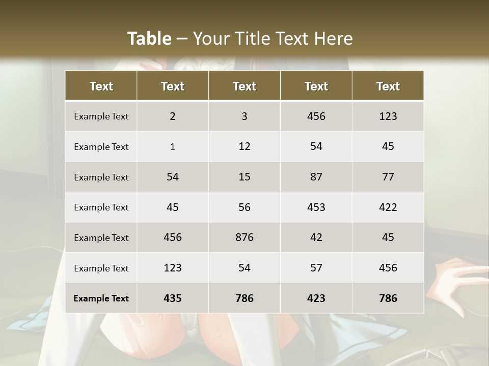 A Girl Sitting On The Floor With Her Legs Crossed PowerPoint Template