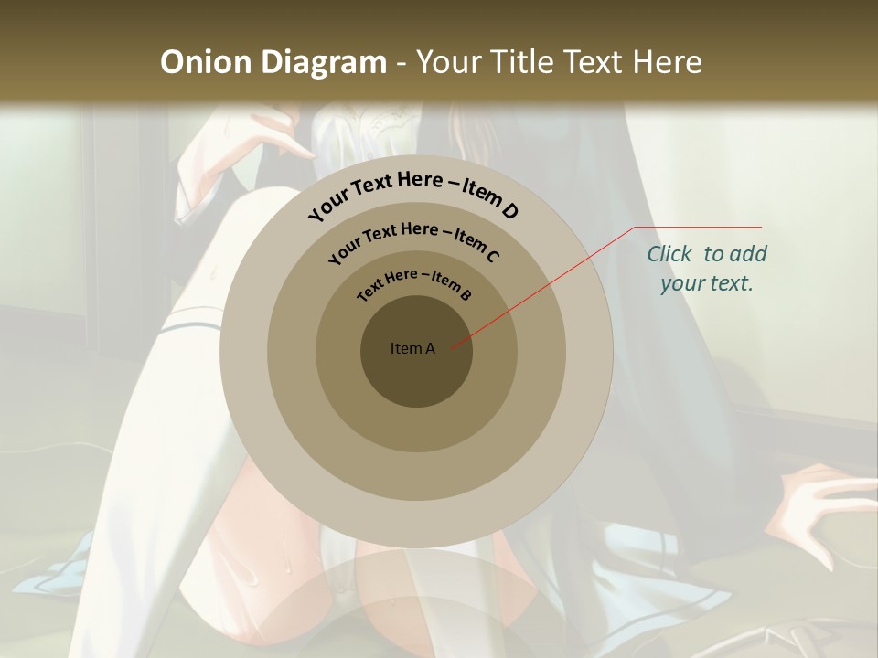 A Girl Sitting On The Floor With Her Legs Crossed PowerPoint Template