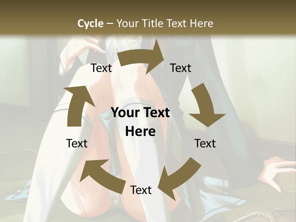 A Girl Sitting On The Floor With Her Legs Crossed PowerPoint Template