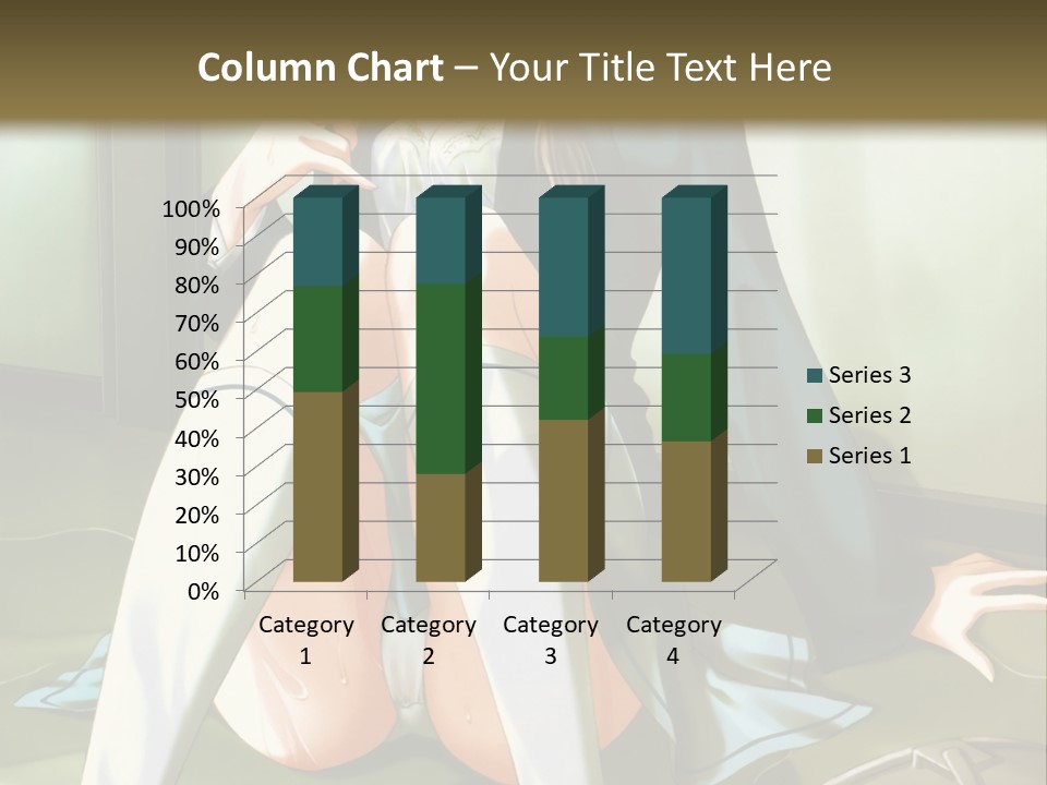 A Girl Sitting On The Floor With Her Legs Crossed PowerPoint Template