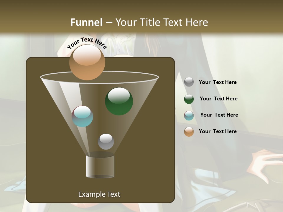 A Girl Sitting On The Floor With Her Legs Crossed PowerPoint Template