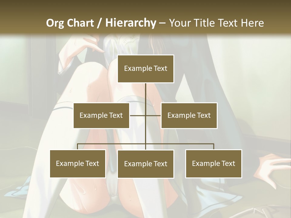 A Girl Sitting On The Floor With Her Legs Crossed PowerPoint Template