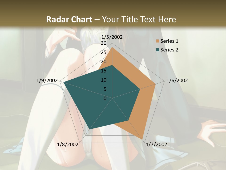 A Girl Sitting On The Floor With Her Legs Crossed PowerPoint Template