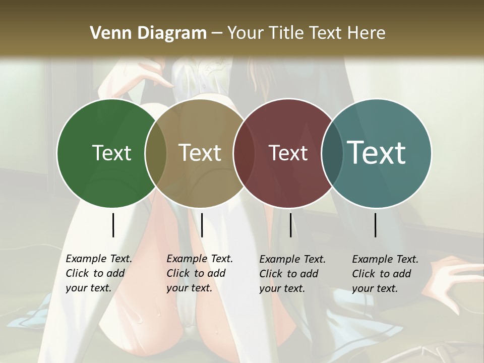 A Girl Sitting On The Floor With Her Legs Crossed PowerPoint Template