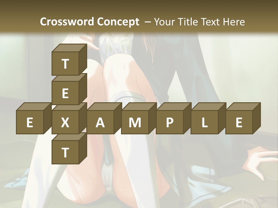 A Girl Sitting On The Floor With Her Legs Crossed PowerPoint Template