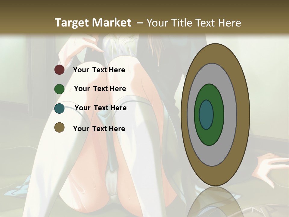 A Girl Sitting On The Floor With Her Legs Crossed PowerPoint Template