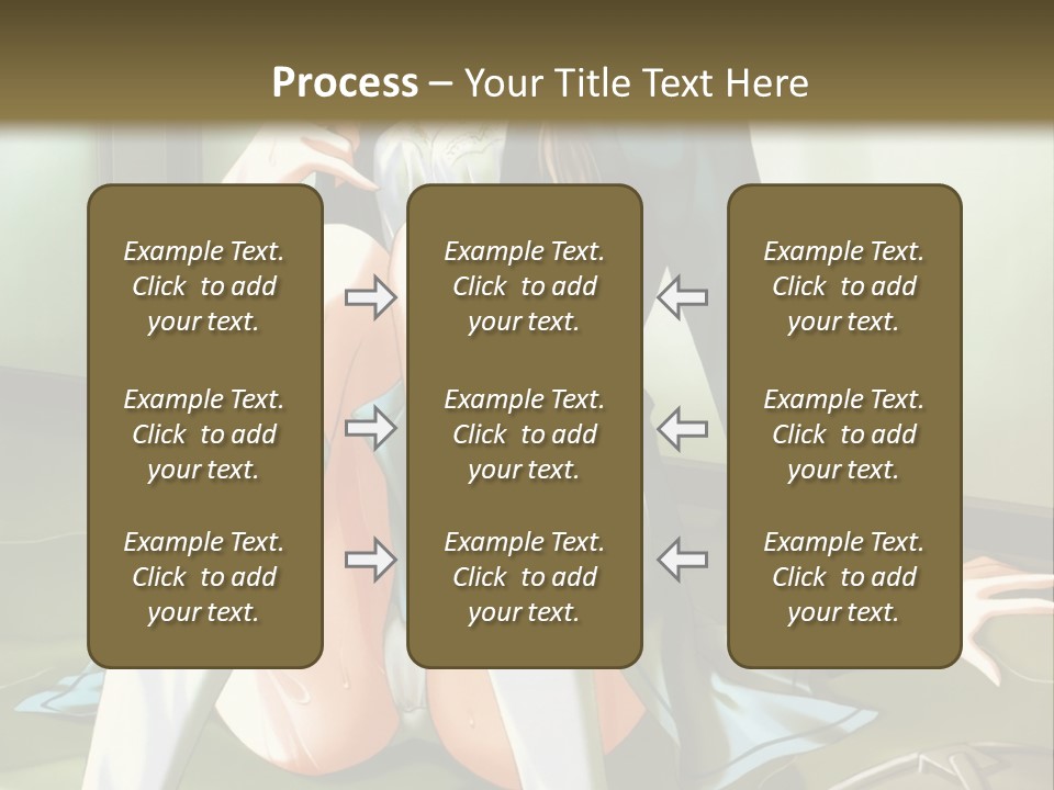 A Girl Sitting On The Floor With Her Legs Crossed PowerPoint Template