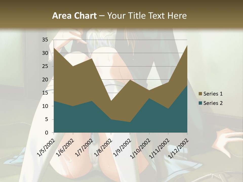 A Girl Sitting On The Floor With Her Legs Crossed PowerPoint Template