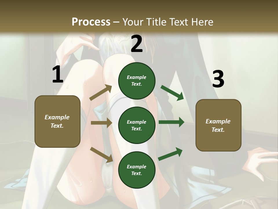 A Girl Sitting On The Floor With Her Legs Crossed PowerPoint Template