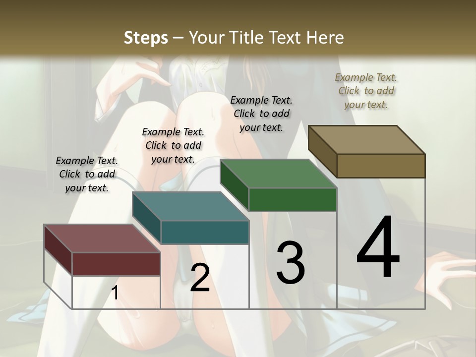 A Girl Sitting On The Floor With Her Legs Crossed PowerPoint Template