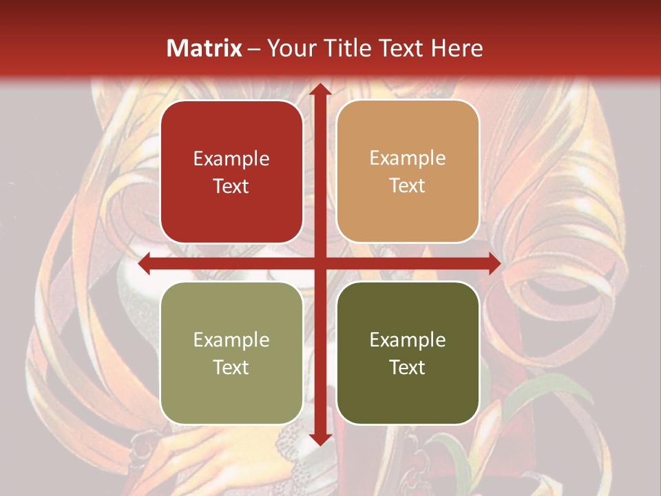 A Beautiful Woman With Flowers On Her Body Powerpoint Template PowerPoint Template