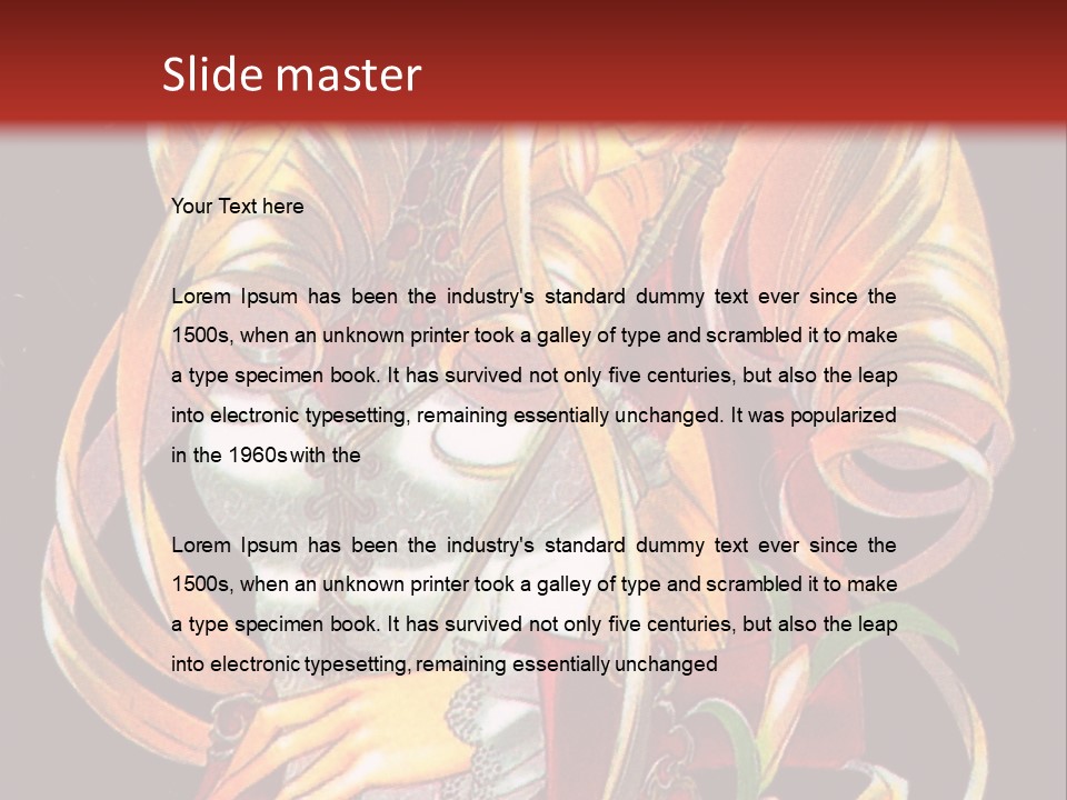 A Beautiful Woman With Flowers On Her Body Powerpoint Template PowerPoint Template