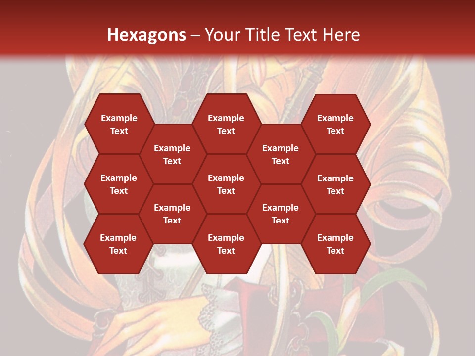 A Beautiful Woman With Flowers On Her Body Powerpoint Template PowerPoint Template