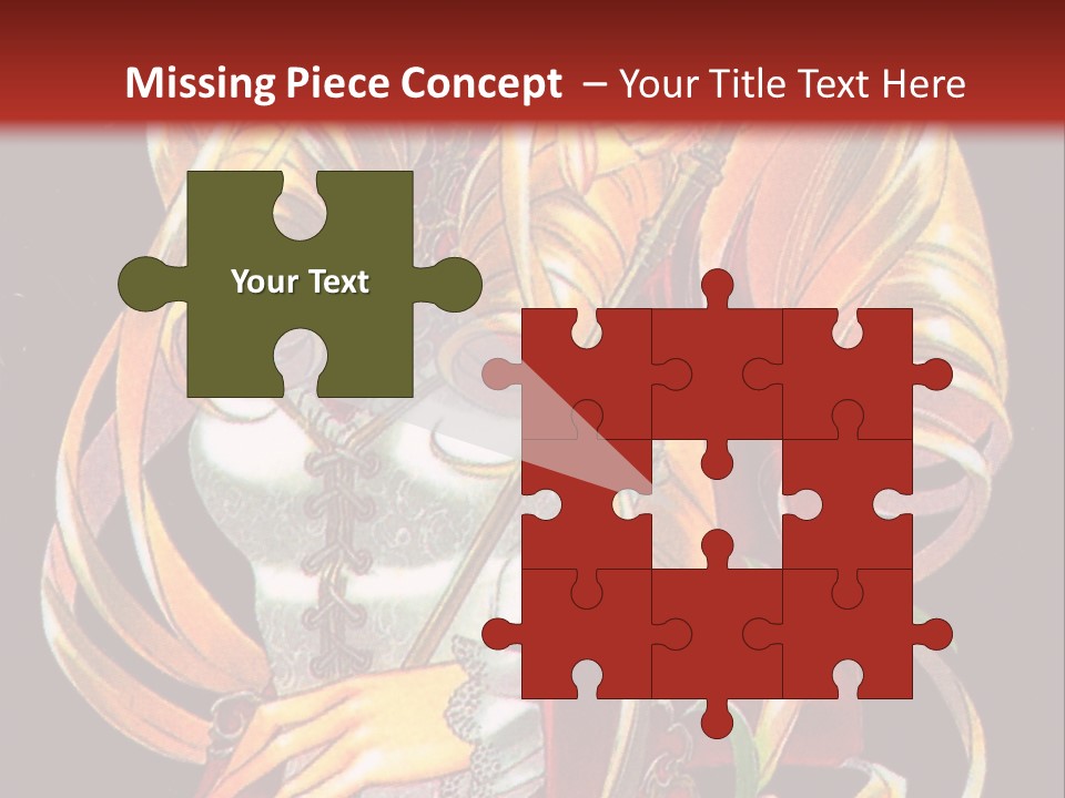 A Beautiful Woman With Flowers On Her Body Powerpoint Template PowerPoint Template