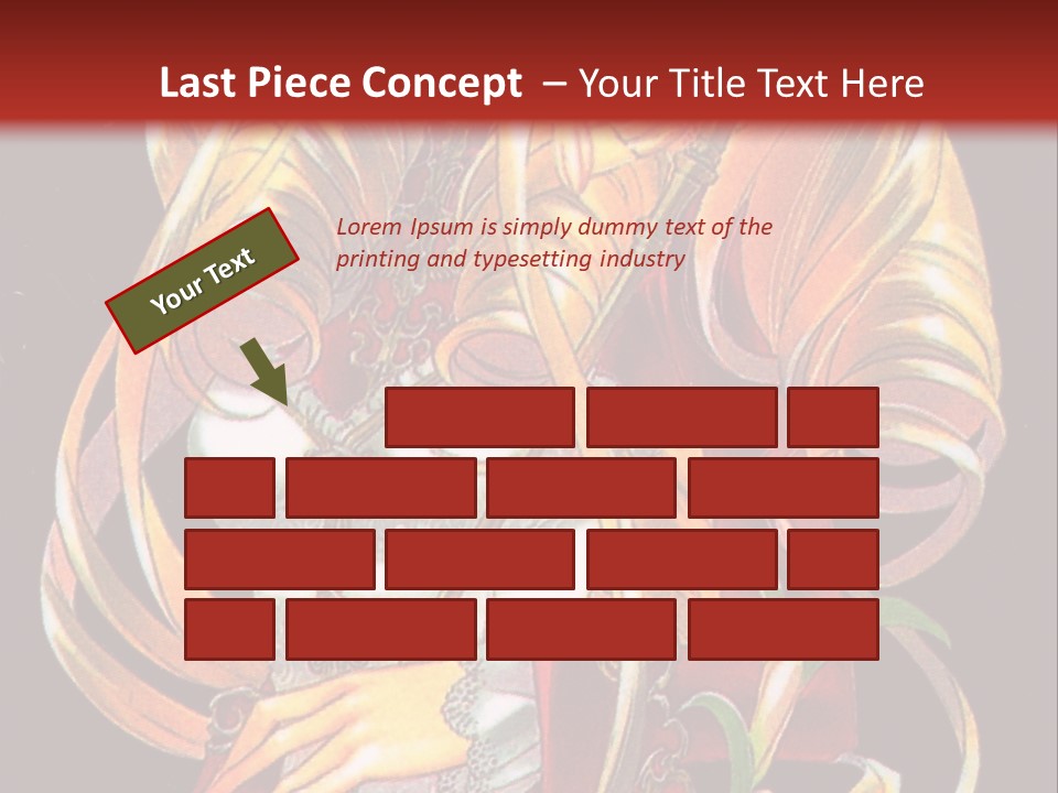 A Beautiful Woman With Flowers On Her Body Powerpoint Template PowerPoint Template