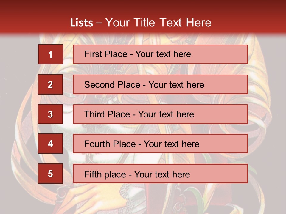 A Beautiful Woman With Flowers On Her Body Powerpoint Template PowerPoint Template