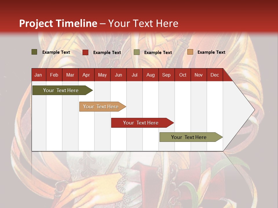 A Beautiful Woman With Flowers On Her Body Powerpoint Template PowerPoint Template