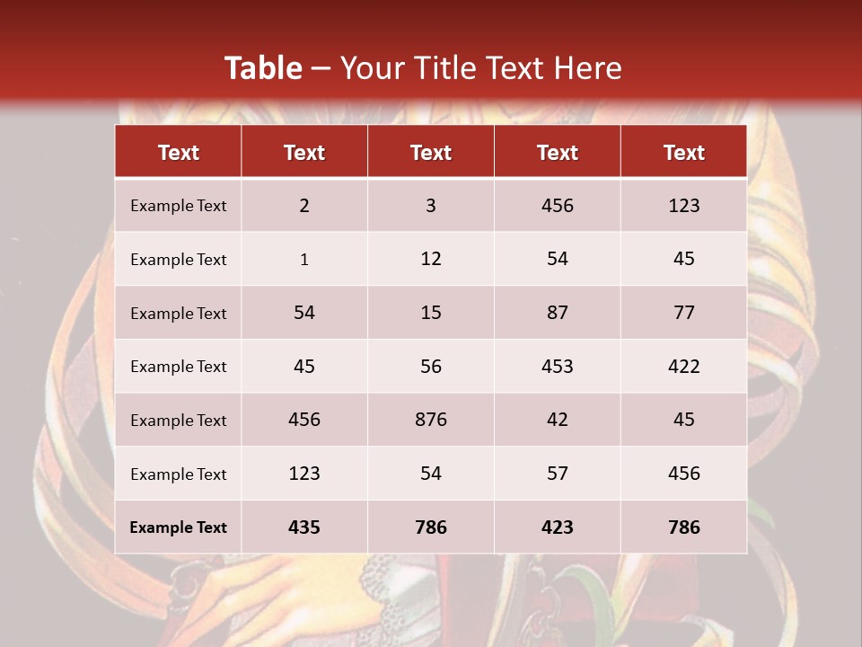 A Beautiful Woman With Flowers On Her Body Powerpoint Template PowerPoint Template