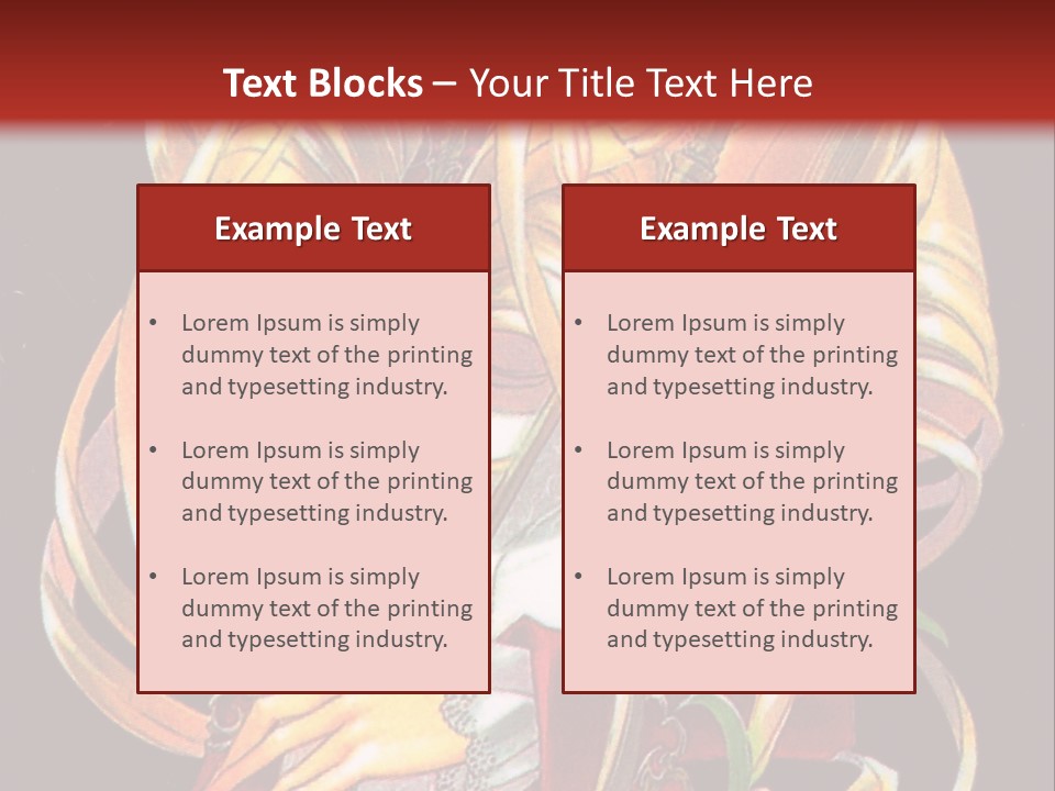 A Beautiful Woman With Flowers On Her Body Powerpoint Template PowerPoint Template