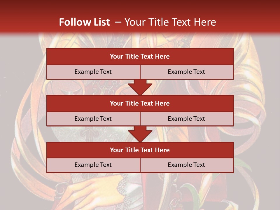 A Beautiful Woman With Flowers On Her Body Powerpoint Template PowerPoint Template