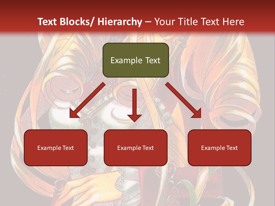 A Beautiful Woman With Flowers On Her Body Powerpoint Template PowerPoint Template