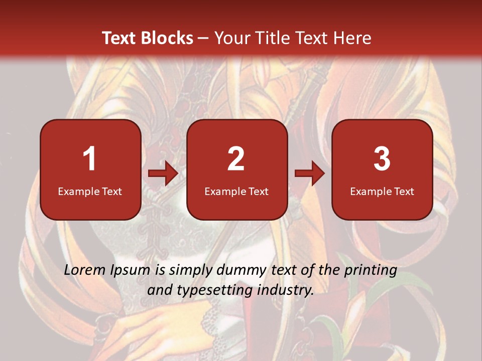 A Beautiful Woman With Flowers On Her Body Powerpoint Template PowerPoint Template