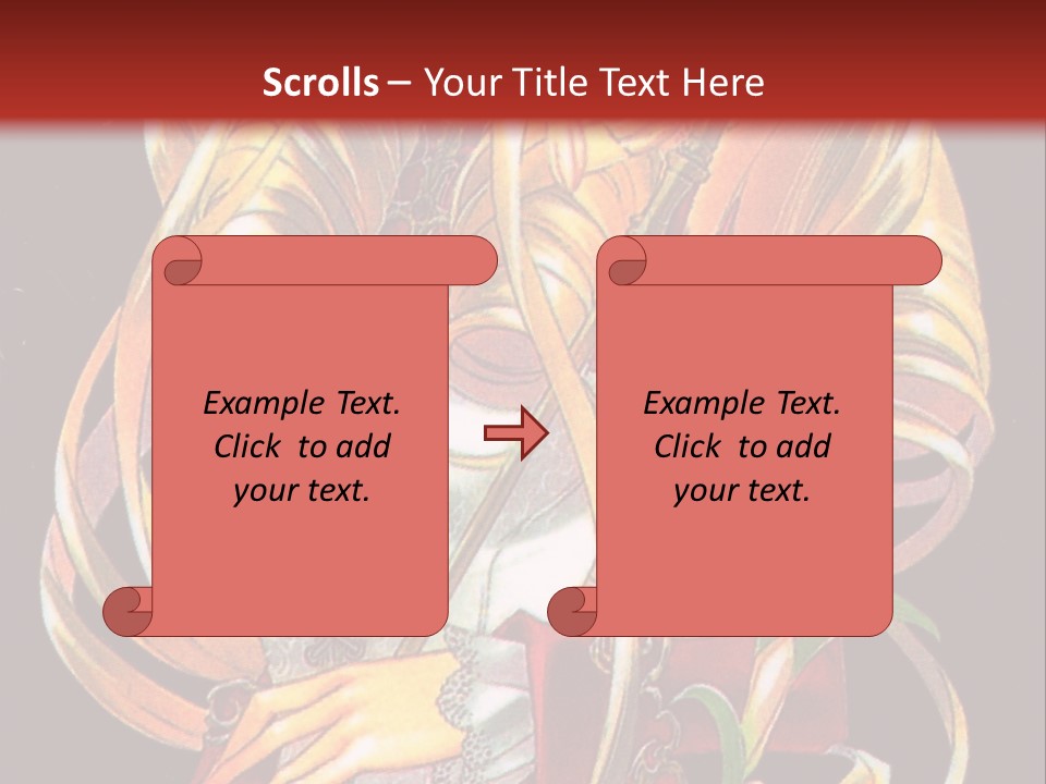 A Beautiful Woman With Flowers On Her Body Powerpoint Template PowerPoint Template
