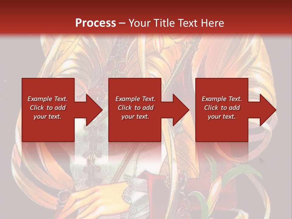 A Beautiful Woman With Flowers On Her Body Powerpoint Template PowerPoint Template
