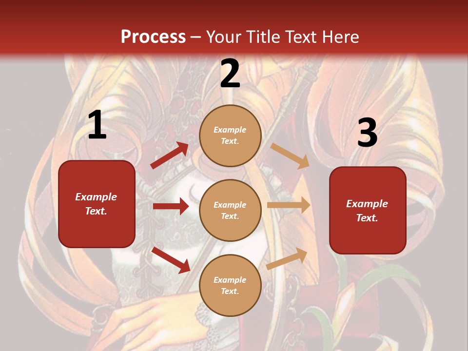 A Beautiful Woman With Flowers On Her Body Powerpoint Template PowerPoint Template