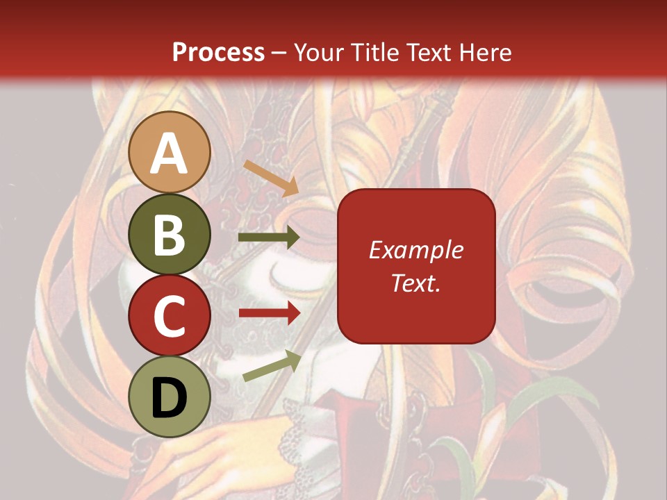 A Beautiful Woman With Flowers On Her Body Powerpoint Template PowerPoint Template