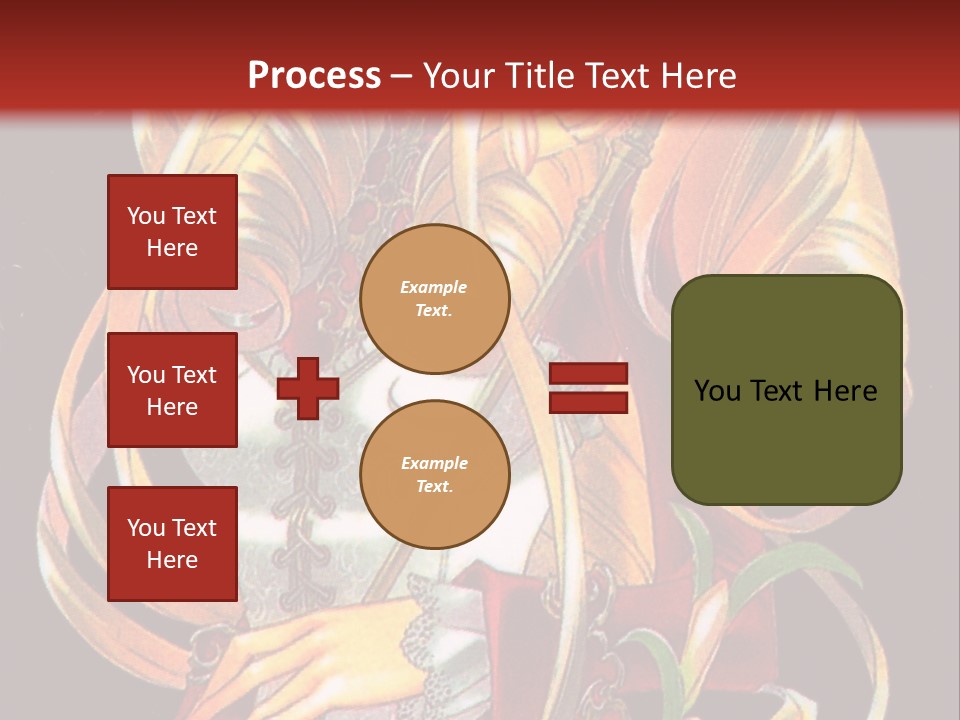 A Beautiful Woman With Flowers On Her Body Powerpoint Template PowerPoint Template