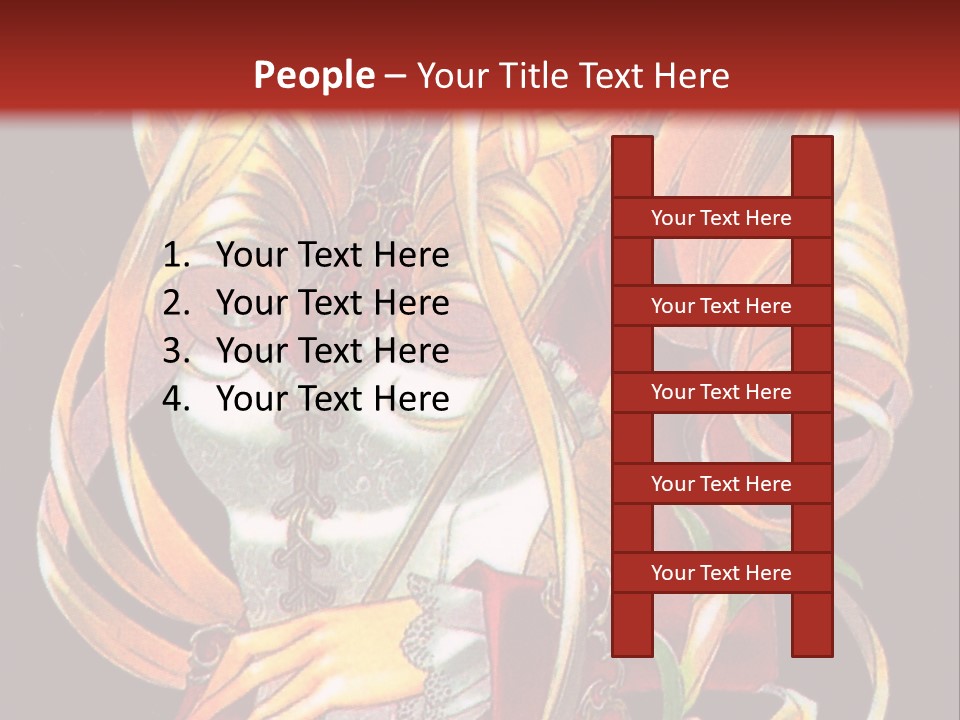 A Beautiful Woman With Flowers On Her Body Powerpoint Template PowerPoint Template