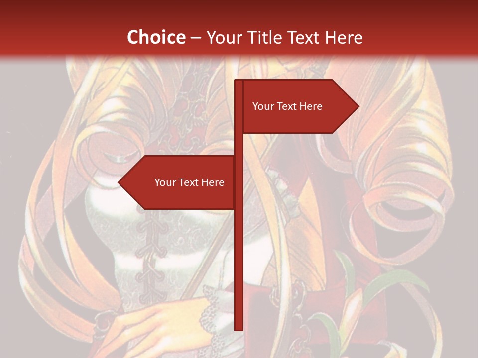 A Beautiful Woman With Flowers On Her Body Powerpoint Template PowerPoint Template