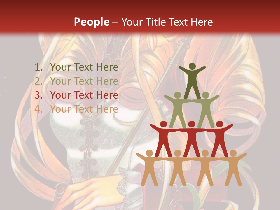 A Beautiful Woman With Flowers On Her Body Powerpoint Template PowerPoint Template