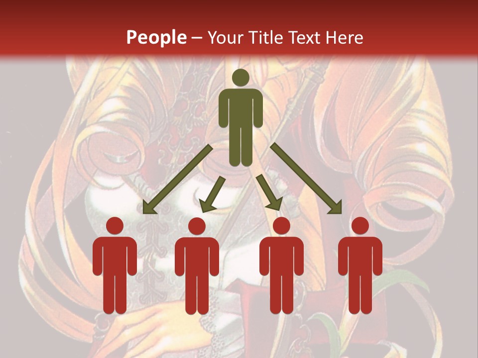 A Beautiful Woman With Flowers On Her Body Powerpoint Template PowerPoint Template